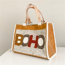 Boho Leather Travel Bag