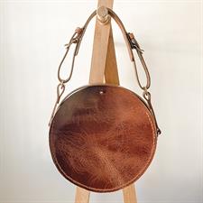Leather Circle Bag