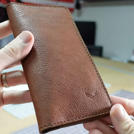 Making a Long Leather Wallet with MorrisonMade