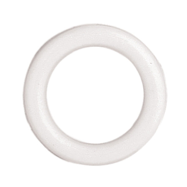 #35 Plastic Ring White, 7/8"
