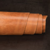 Sample, Hermann Oak® Old World Russet Harness Leather