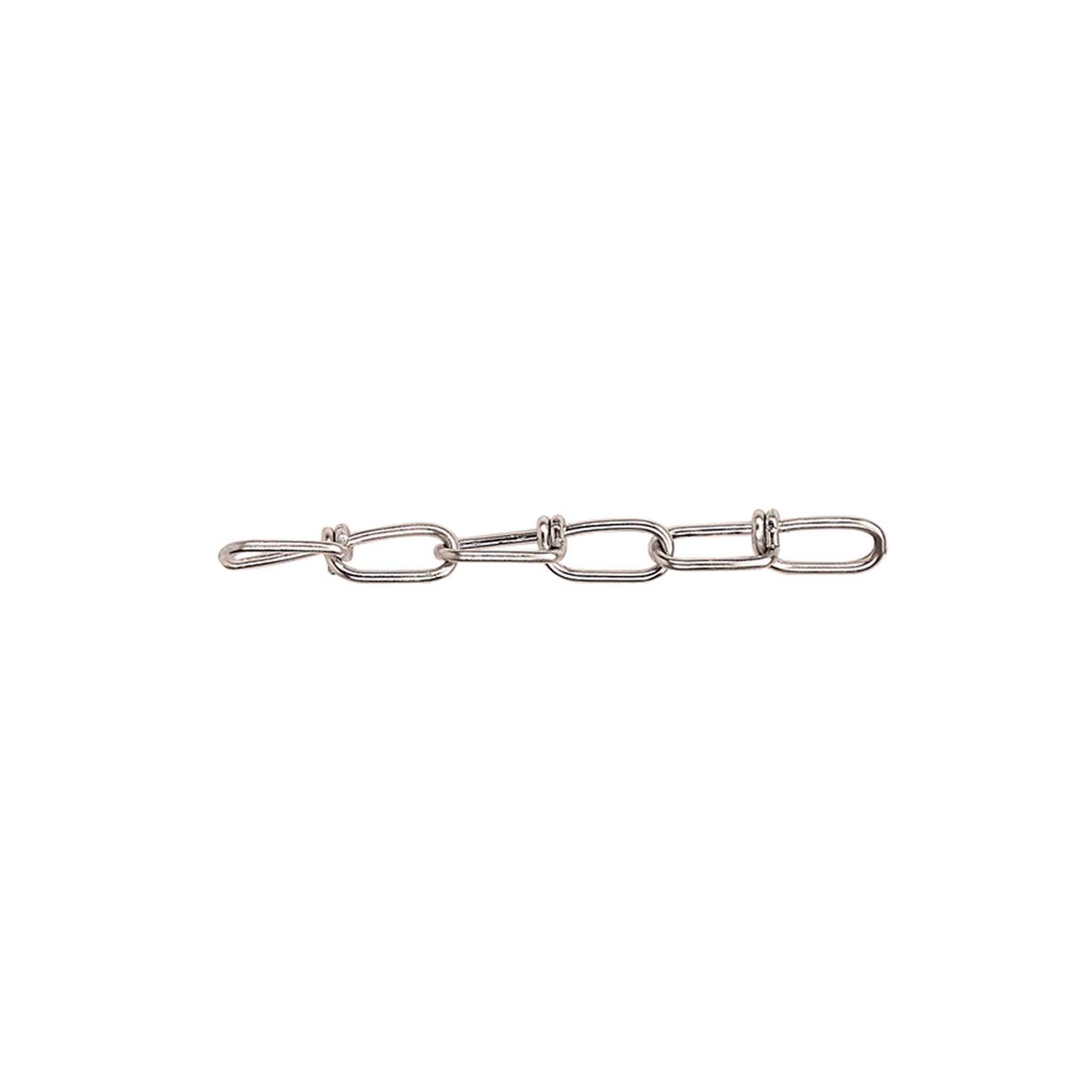 US 三軒茶屋 Leather Chain Link ベルトループ Double Loop Metal Chain - Weaver Leather Supply