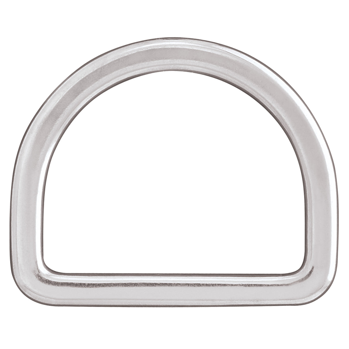 Flat Saddle D-Ring, Stainless Steel
