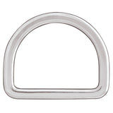 Flat Saddle D-Ring, Stainless Steel