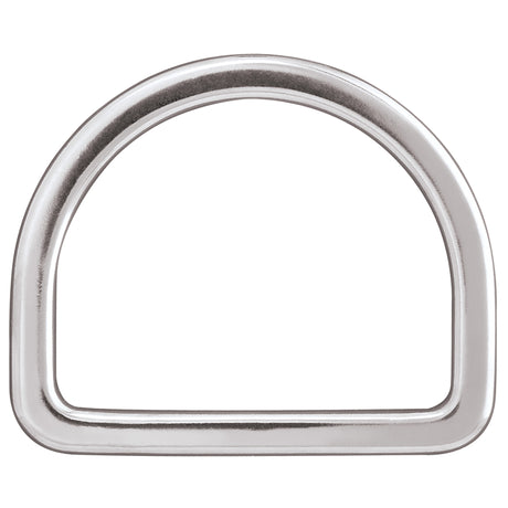 Flat Saddle D-Ring, Stainless Steel
