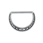 Jeremiah Watt Floral Saddle D-Ring