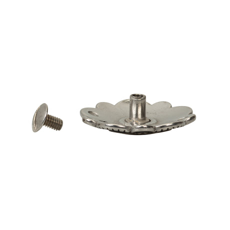 Jeremiah Watt Floral Star Concho, 1-1/2" with screw