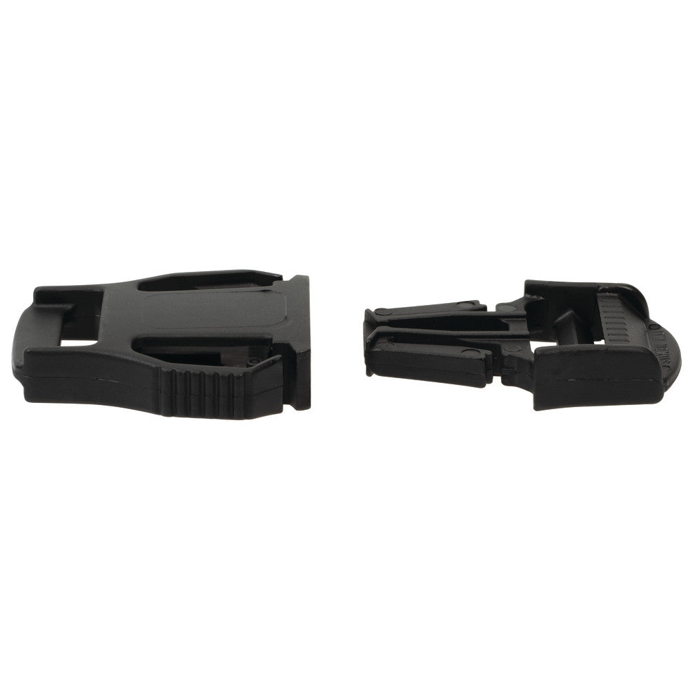 3/4 Inch Plastic Side Release Buckle Single Adjust Nexus Black