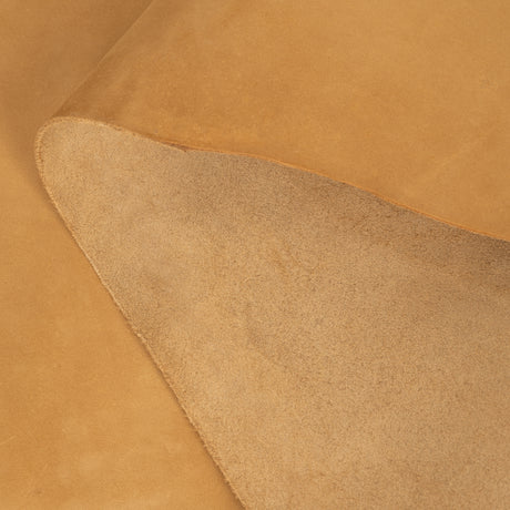 Chrome Tanned Nubuck Leather Sides, 5-6 oz.