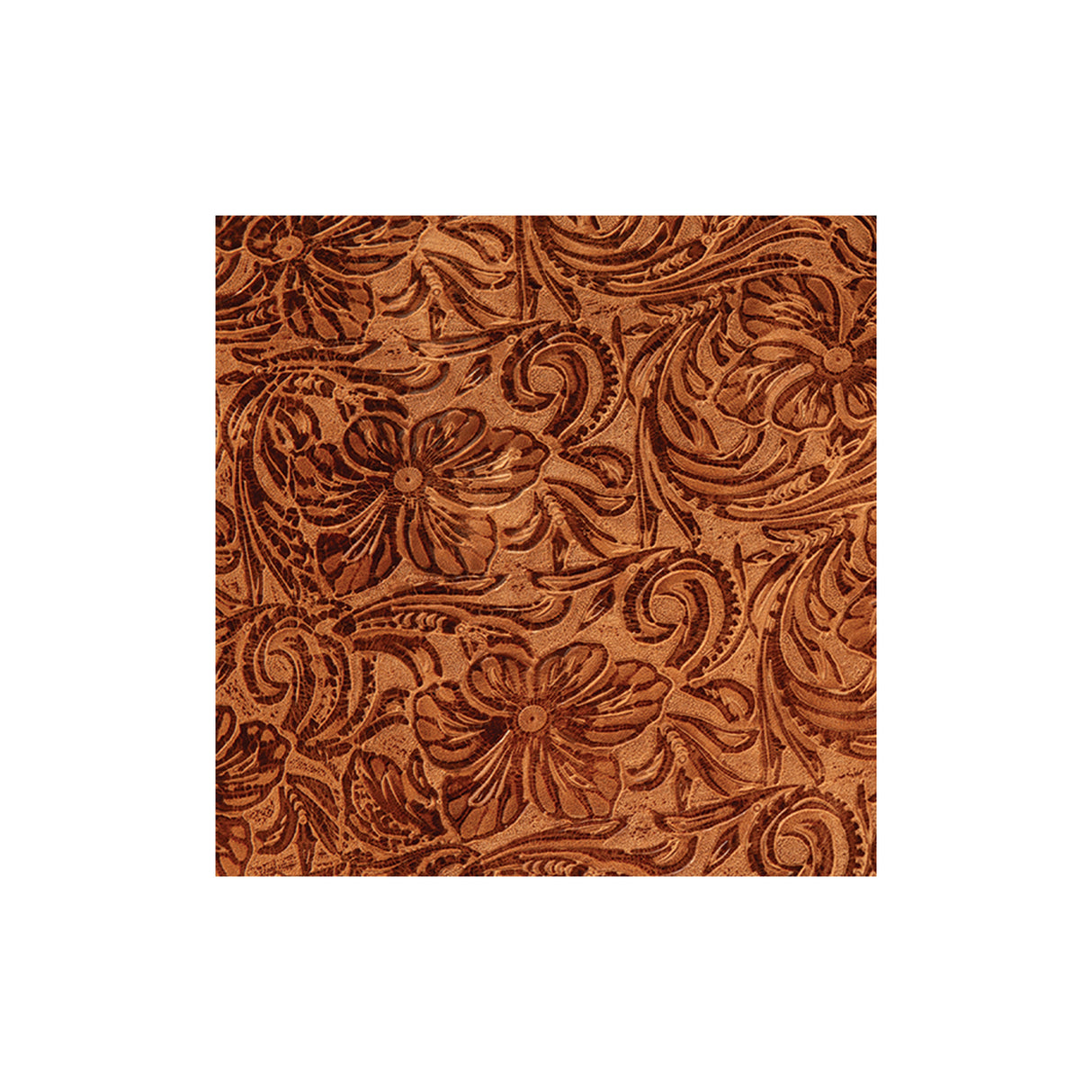 Sample, Embossed Leather, 2/3 oz., Floral