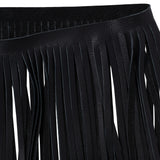 Deertan Cowhide Fringe