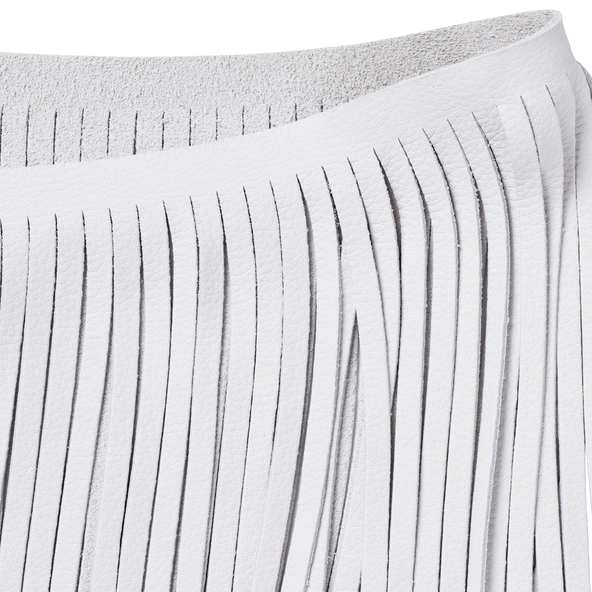 Deertan Cowhide Fringe