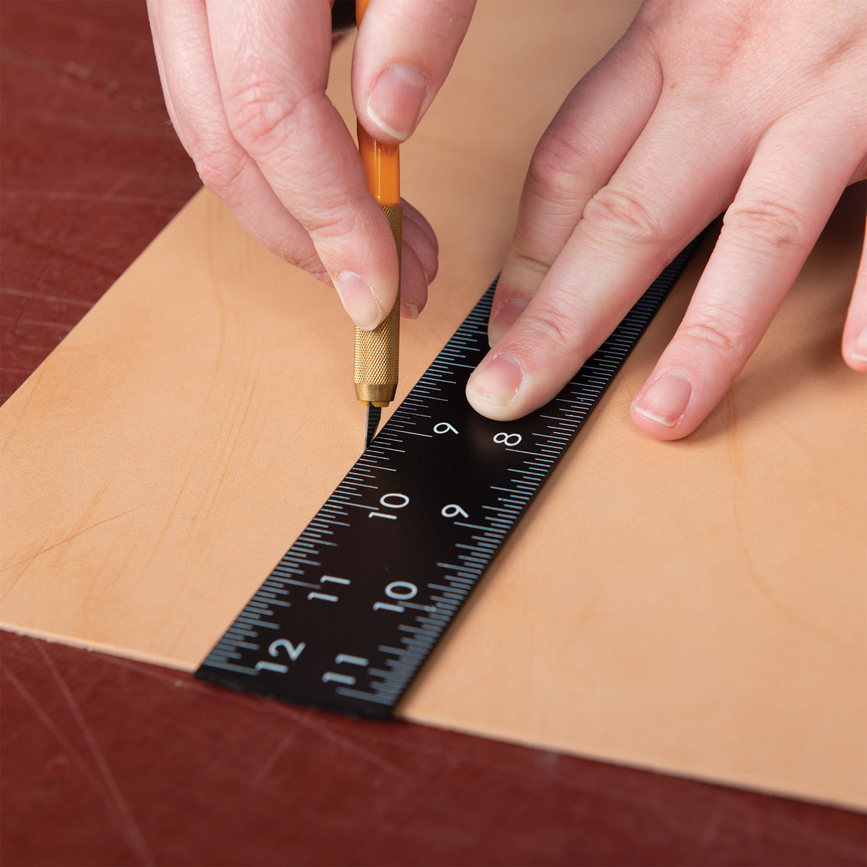 Hermann Oak® Strap Leather Crafting Panel, 12" x 24"