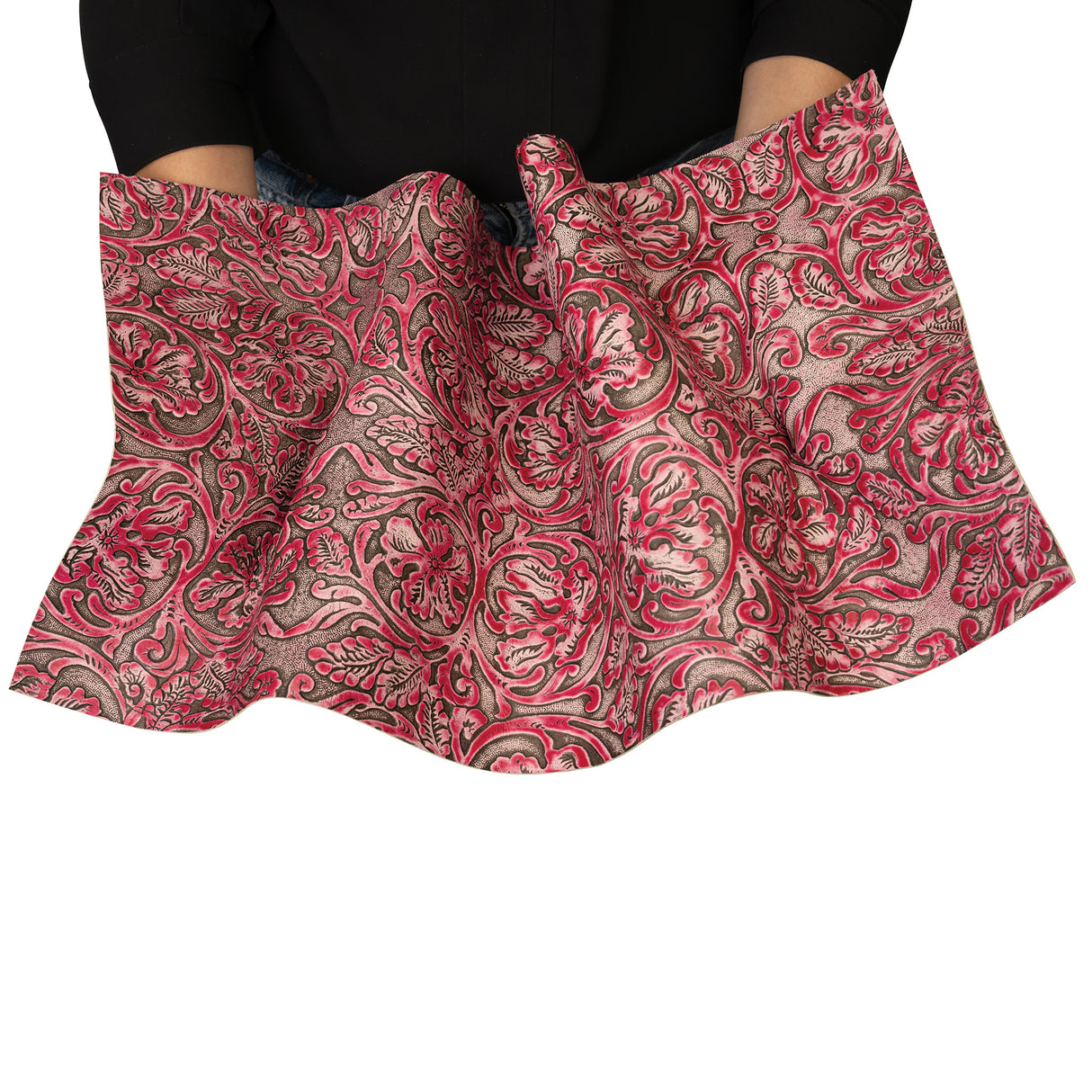 Embossed Leather, 2/3 oz., Cowboy Tool Pink