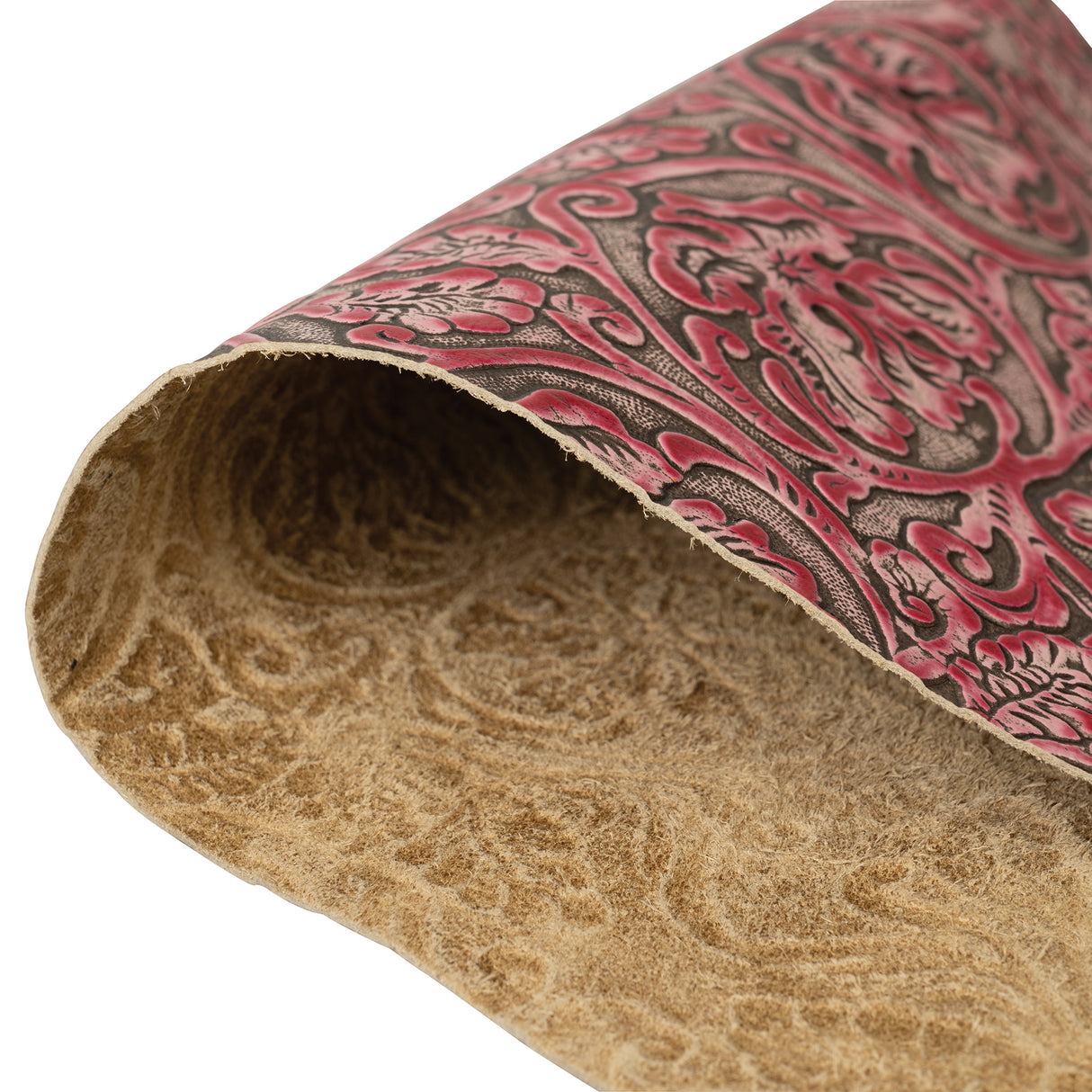 Embossed Leather, 2/3 oz., Cowboy Tool Pink