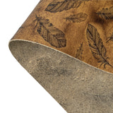 Embossed Leather, 2/3 oz., Mini Plumas Brown