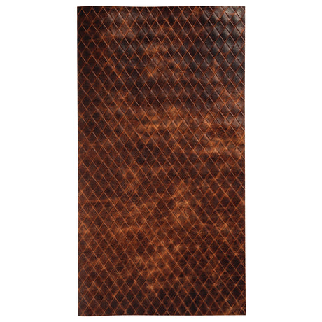 Embossed Leather, 2-3 oz., Woven Brown
