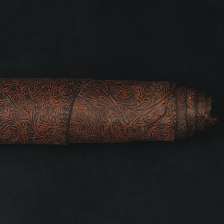 Embossed Leather, 2-3 oz., Western Floral