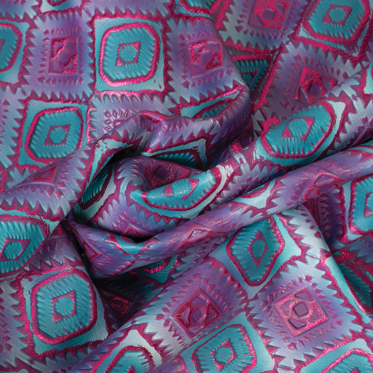 Embossed Leather, 2/3 oz., Aztec Rio