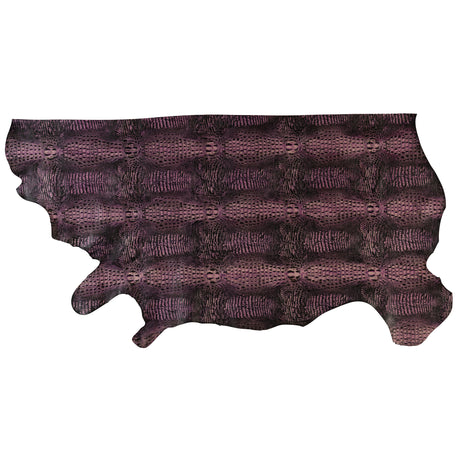 Embossed Leather, 2/3 oz., Purple Croc