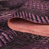 Embossed Leather, 2/3 oz., Purple Croc
