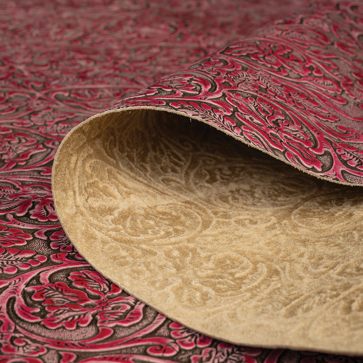 Embossed Leather, 2/3 oz., Cowboy Tool Pink