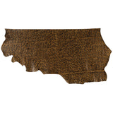 Embossed Leather, 2/3 oz., Mini Plumas Brown