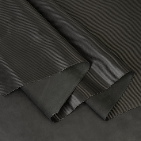 Embossed Leather, 2/3 oz., Carbon Fiber Print