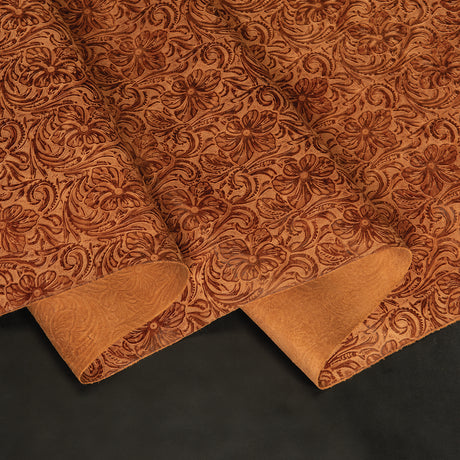 Embossed Leather, 2/3 oz., Floral