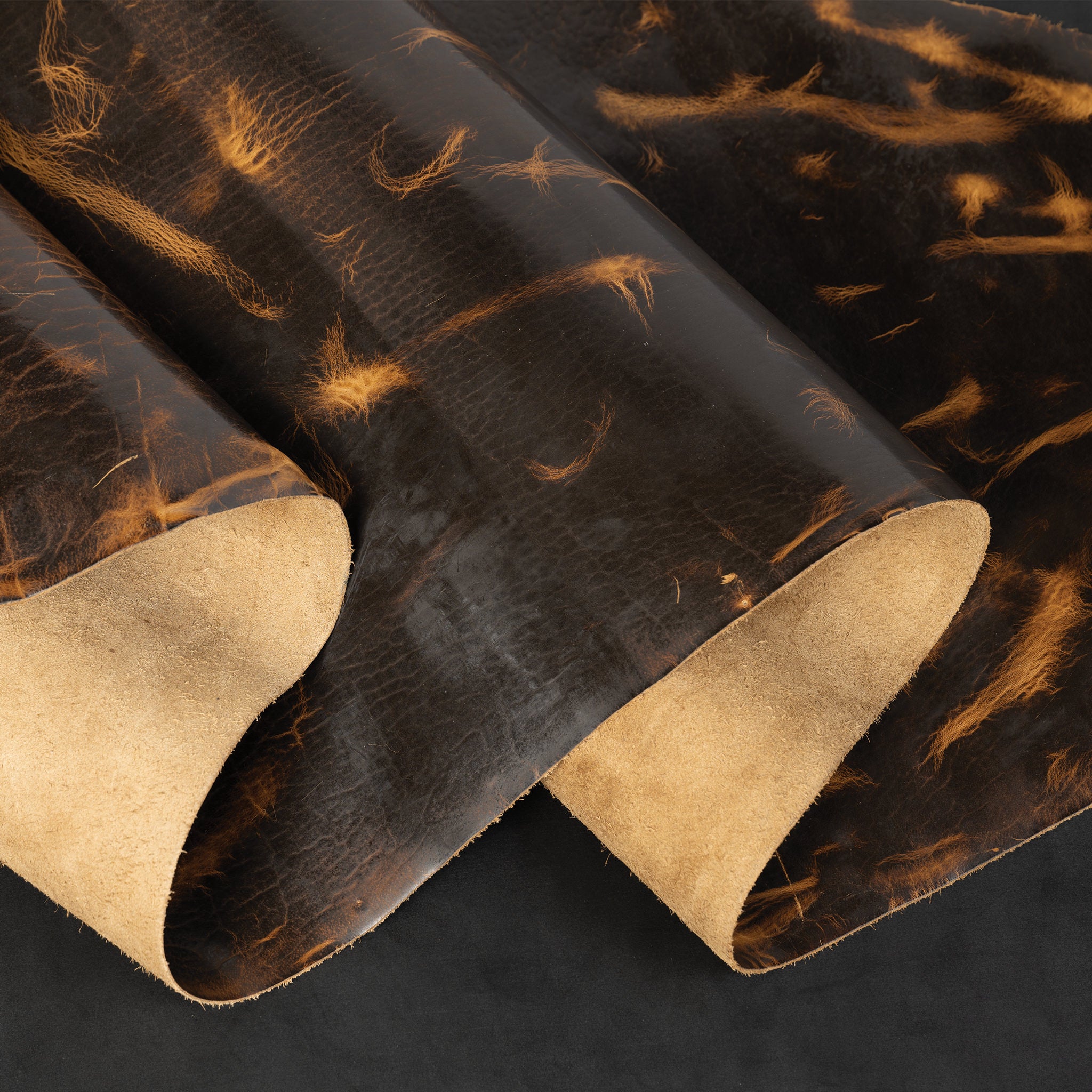 Burnt Chiptan American Bison Leather, 3/4 oz. – Weaver Leather Supply