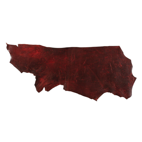Sample, Burnt Chiptan American Bison Leather
