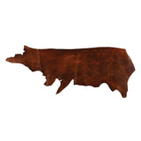 Burnt Chiptan American Bison Leather, 3/4 oz.
