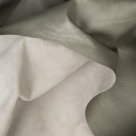 Modern Leather for Upholstery, Dark Gray, Fold