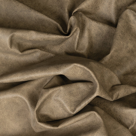 Buffalo Leather for Upholstery, Sand, Scrunch