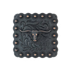 Square Longhorn Berry Concho