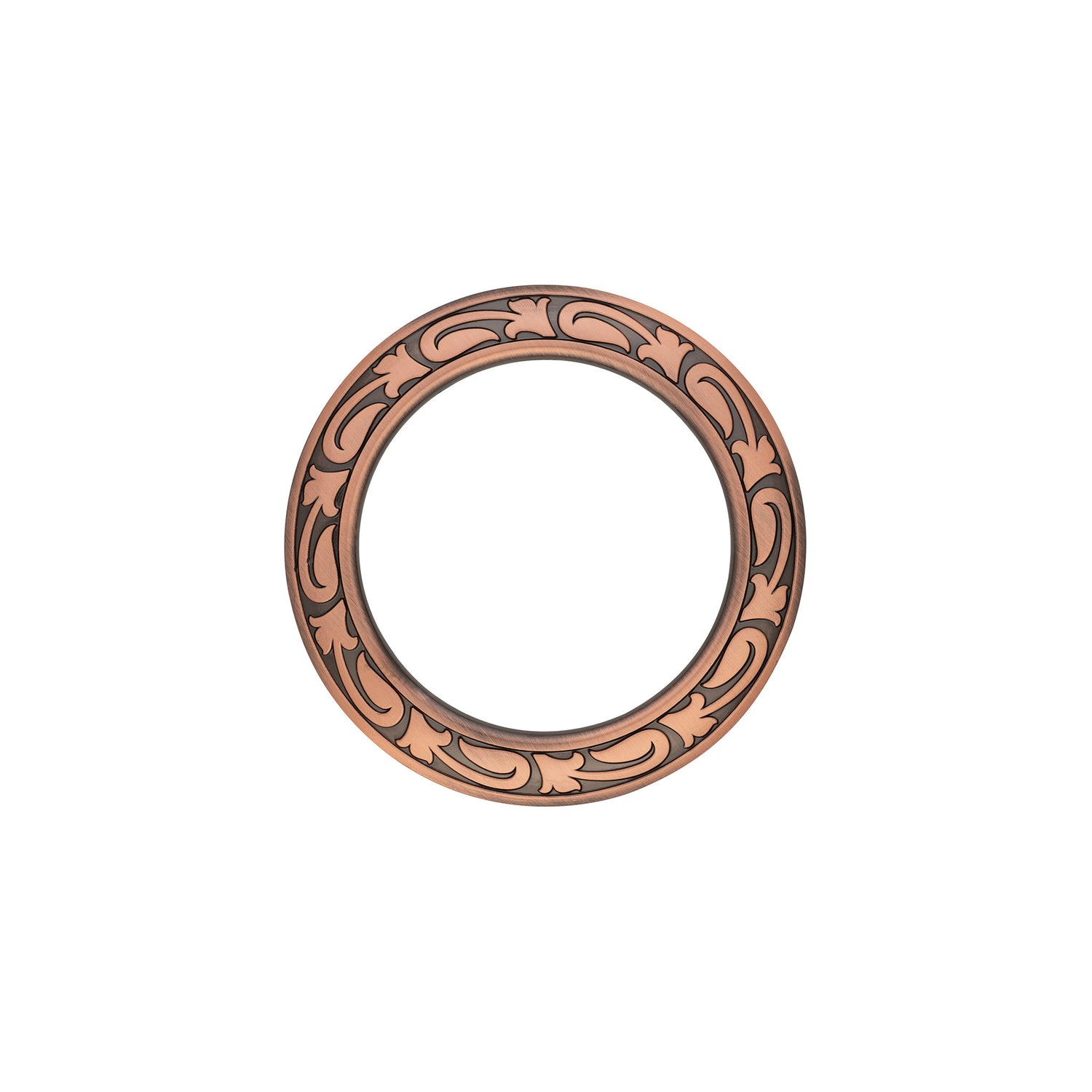 Jeremiah Watt Accented Floral Breast Collar Ring, Antique Finish