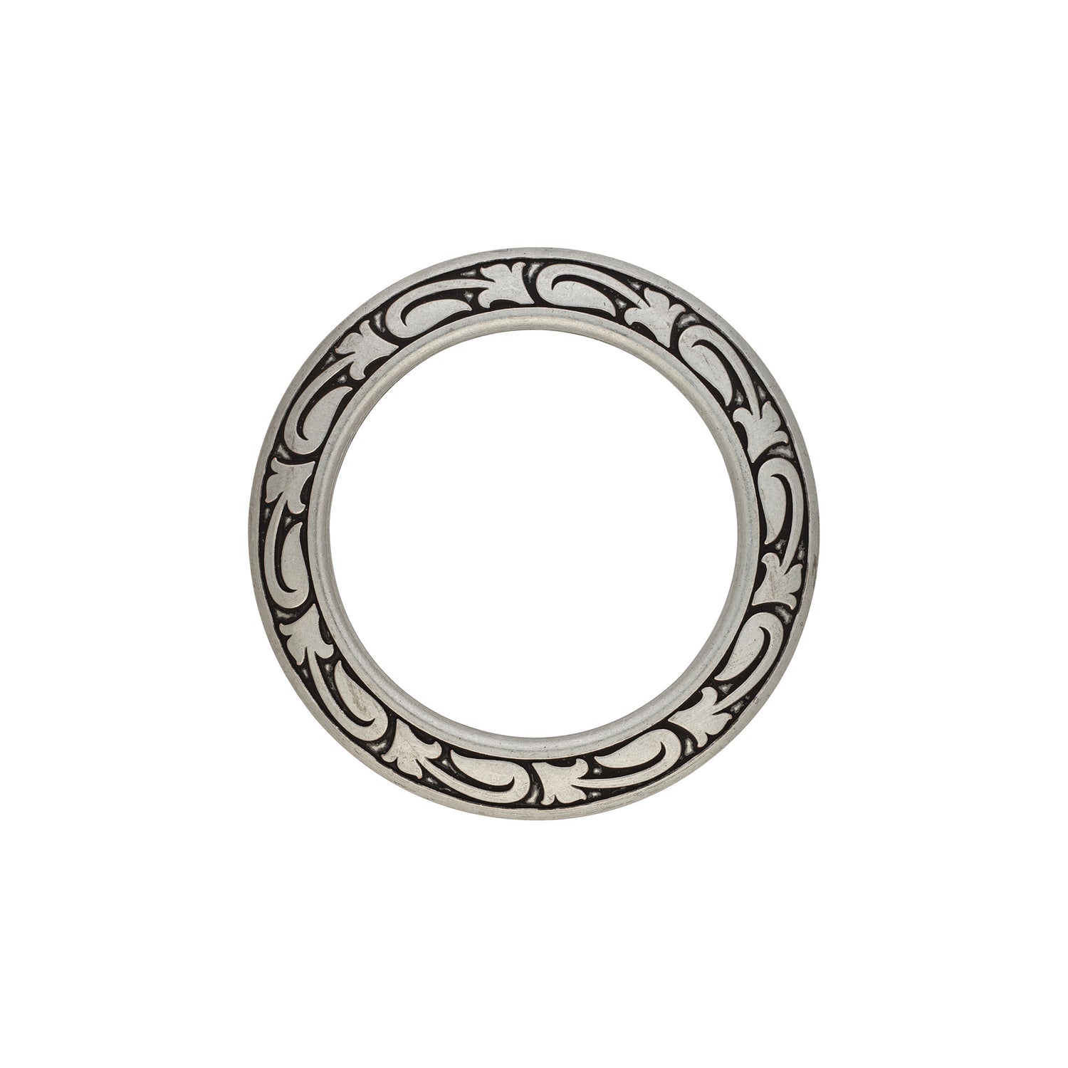 Jeremiah Watt Accented Floral Breast Collar Ring, Antique Finish