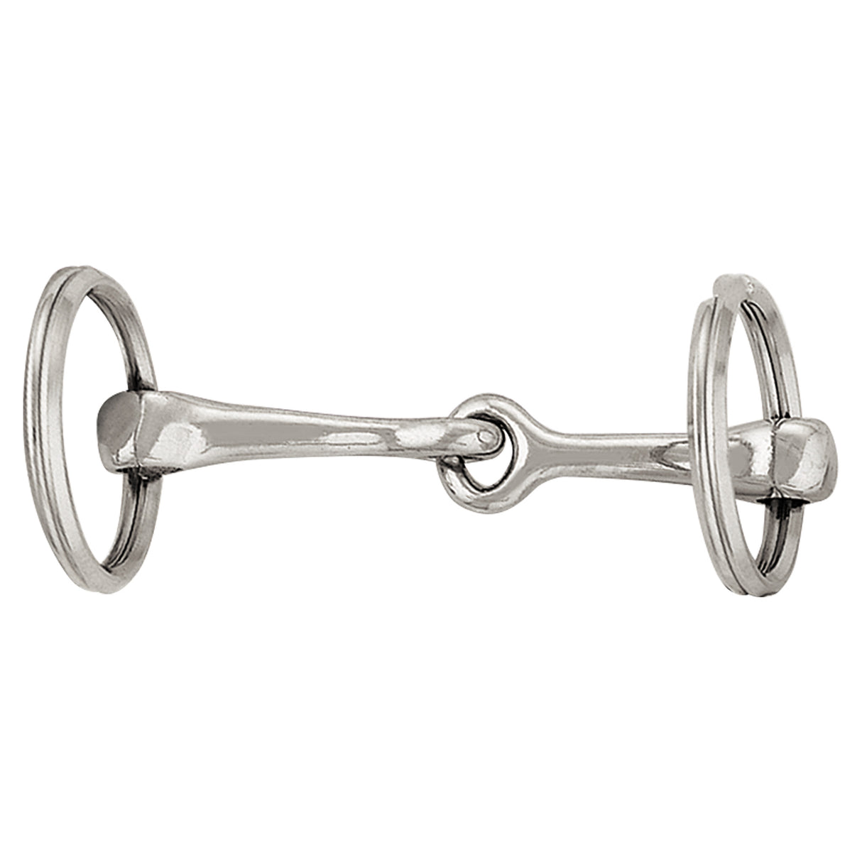 Snaffle Bit Key Ring, Chrome Plated