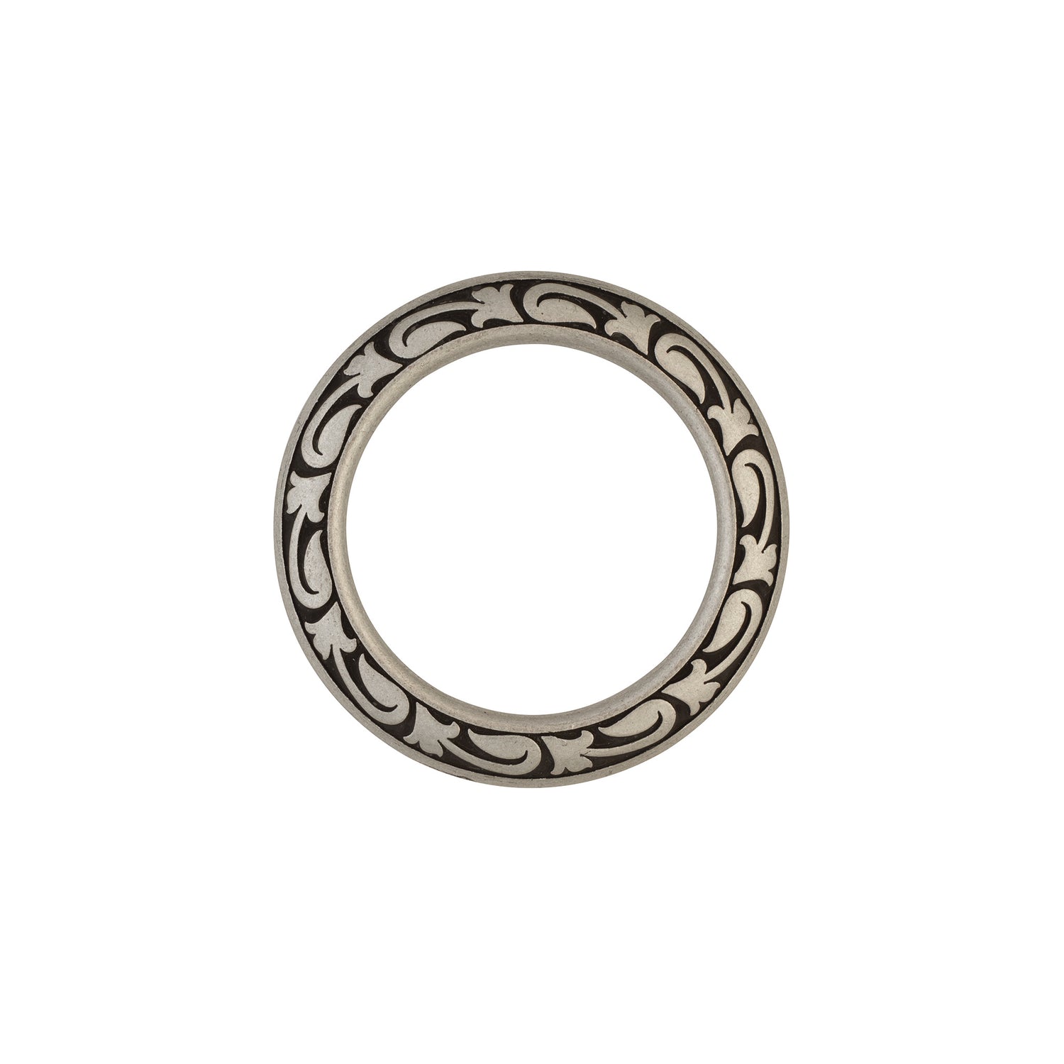 Jeremiah Watt Accented Floral Breast Collar Ring, Antique Finish