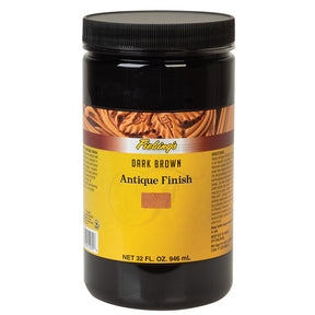 Fiebing's Antique Finish, Quart, Dark Brown