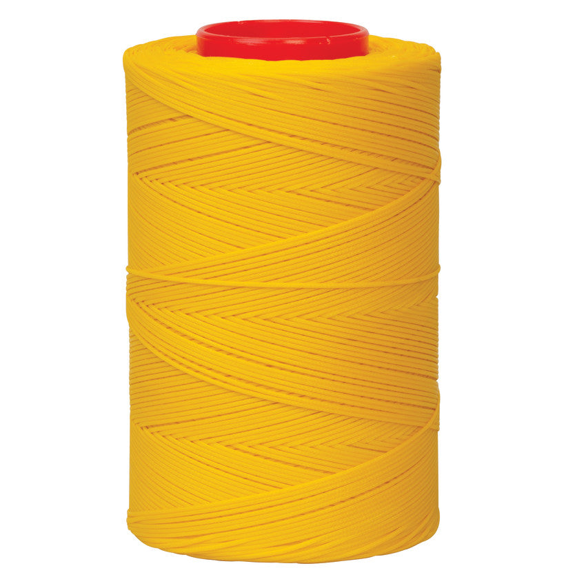 Gold Ritza Thread Ritza Waxed Tiger Thread, 1.2 mm, 500 meter spool - Weaver Leather Supply