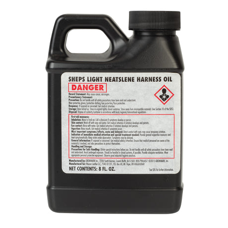 Sheps® Neatslene Harness Oil Light, 8 oz., Back