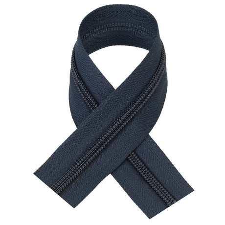 #5 Navy, YKK Coil Zipper Tape, Nylon