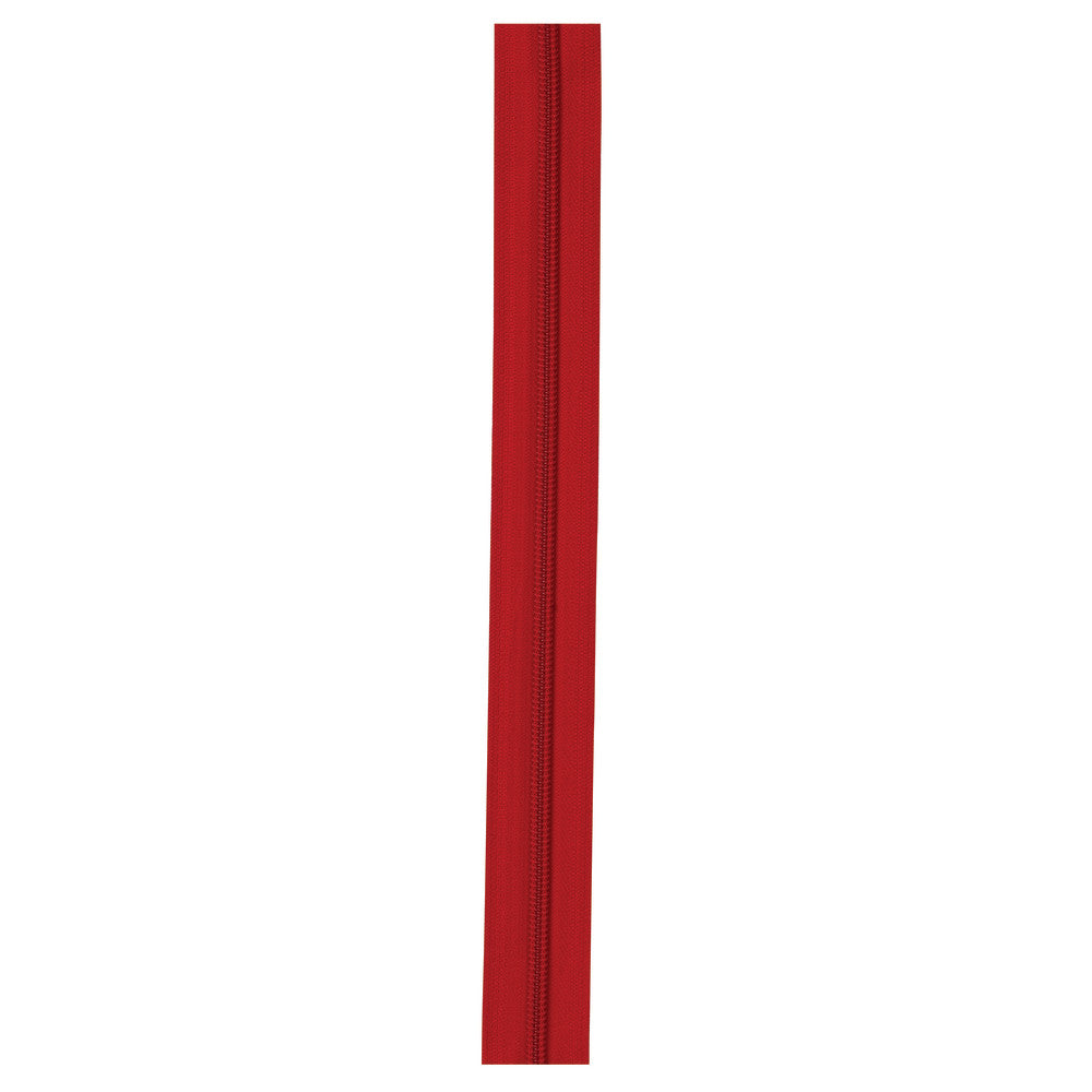 #5 Red, YKK Coil Zipper Tape, Nylon, #5CN-RED