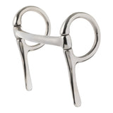 Miniature Half Cheek Driving Bit, 3-1/2" Mullen Mouth, Nickel Plated