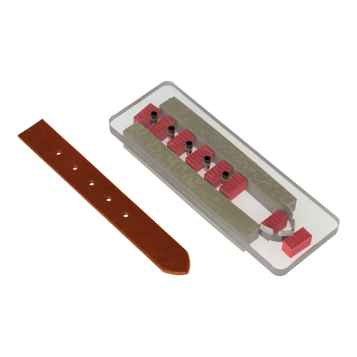 Polycarb Cutting Die for Belts, English Point Billet End