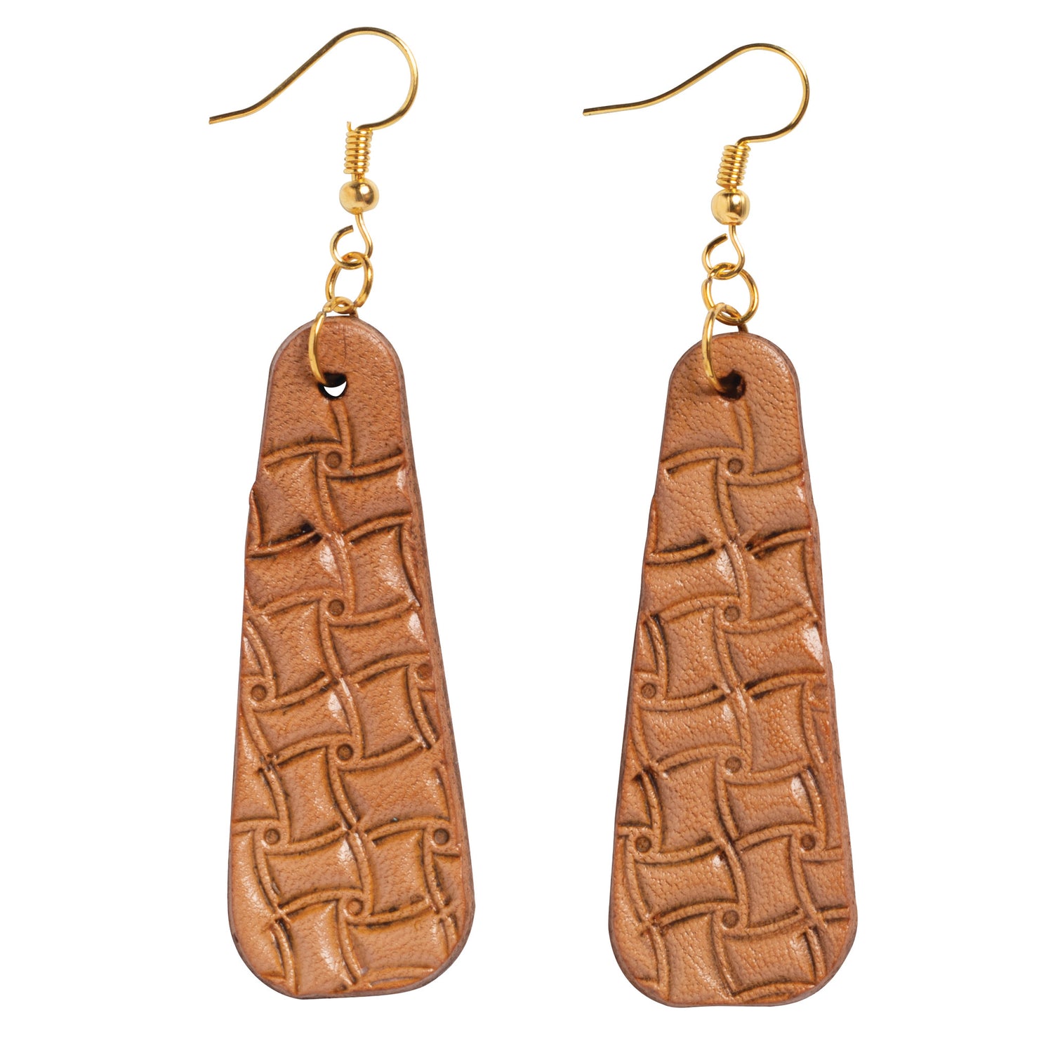 Polycarb Cutting Die, Tapered Round Earring Weaver Leather Supply