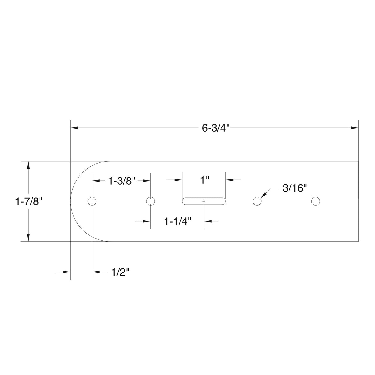 Buckle End Belt Die for Master Tool Self-Centering Punch