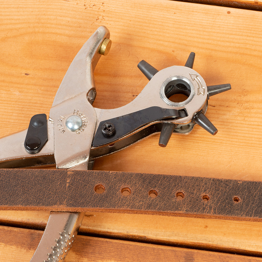 Heavy Duty Leather Hole Punch Pliers Compound Action