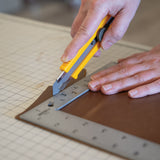 Olfa® 18mm L-2 Classic Heavy-Duty Utility Knife with Rubber Inset